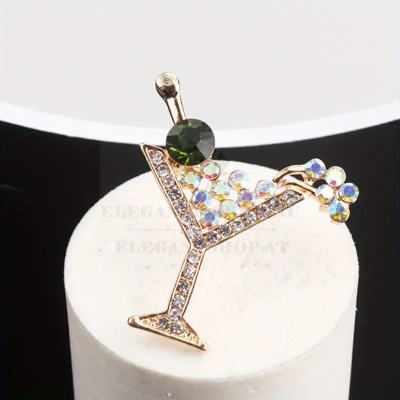                        Bross kitűző borospohár Kitűzők, Brossok